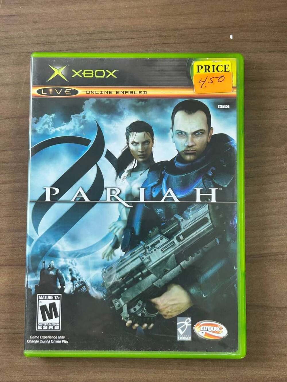 Pariah Microsoft Original Xbox 2005 NTSC Game Disc Case & Manual